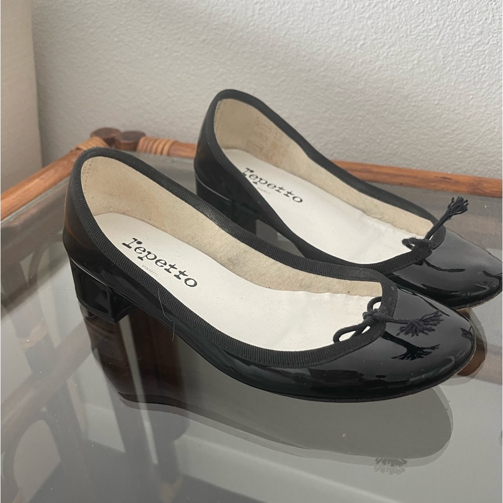 Black Repetto Ballerinas